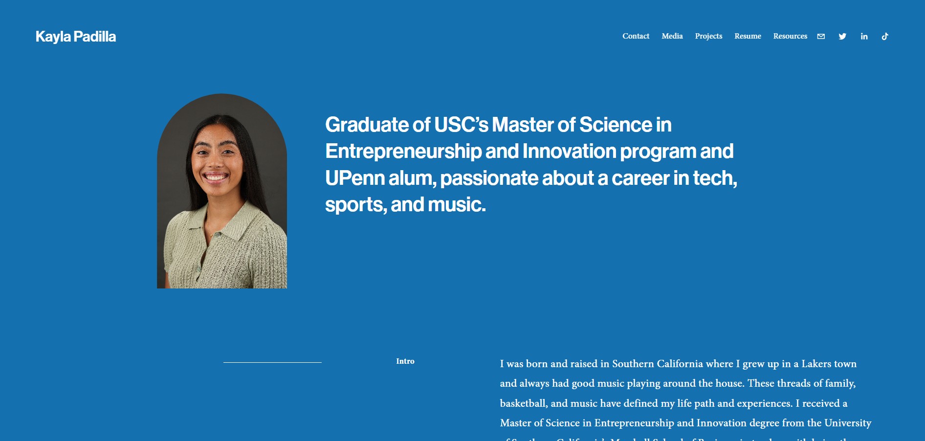 Example of Entrepreneurship Portfolio
